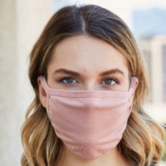 Face Mask Rose Blush Reusable & Washable LAST 1 - Picture 2 of 6